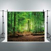 Spring Jungle Forest Backdrop 10x8ft Camping Themed Baby Shower Backdrops