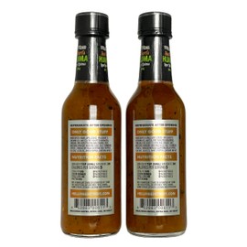 Hell Fire Detroit Beer Habanero Scorpion Hot Sauce (Extra hot), Crafted with Fresh, Fire-Roasted Habanero and Trinidad Scorpion Chile Peppers, All-Natural, Vegan, Low Sodium – 5 Fl Oz (Pack of 2)