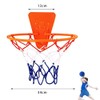 Wall Mounted Hoop 34 cm Wall Mounted Basketball Net with