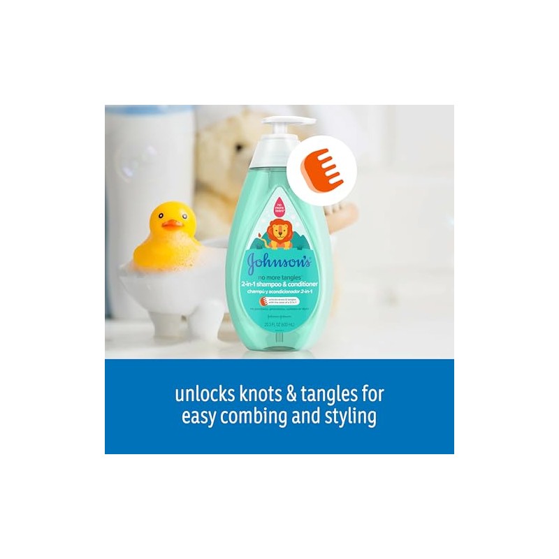 Johnson?s Tear Free Detangling 2-in-1 Toddler & Kids Shampoo &