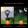 EXCMARK 10 Pack Solar Lights Outdoor Decorative Garden Yard Lights