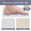 Shower Mat Non Slip,Soft Square Shower Mat with Drain,24 x