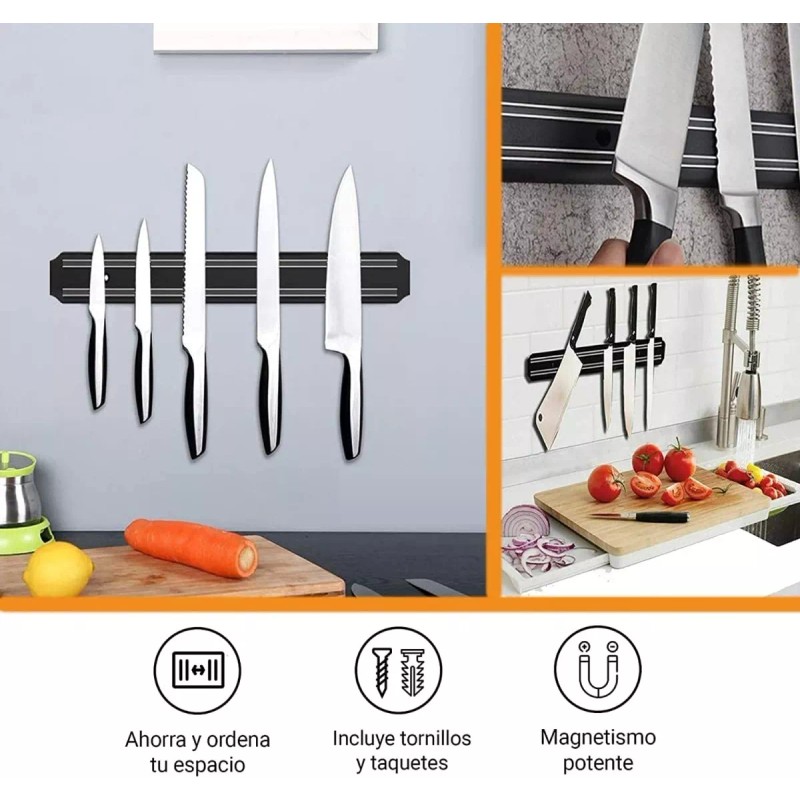 Aleissi Soporte Magnetico Cuchillos Utensilios Fuerte Iman Cocina