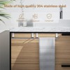 Stainless Steel Over Door Towel Rack Bar Holders for Universal