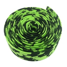 KINGOU Camouflage Absorbing Road Vibration Bicycle Fixed Gear Bar/Handlebar Tape Bandage - Green & Black