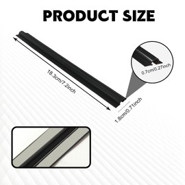 HQRNYP 4PCS Car Concealed Wire Cover, Car Cable Management, PVC Auto Split Sleeving Wire Cord Organizer, Universal Auto Accessories Black Soft PVC Cable Sleeve Fit for USB, Audio and Video Line