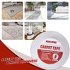 Mokluord Carpet Tape Double Sided White Rug Tape for Tile