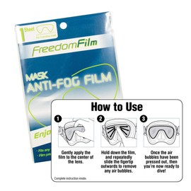 TUSA Anti-Fog Freedom Film for all Scuba/Snorkeling 2-Window Masks