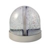 Snow Dome with Metallic Base (Grey Plastic)