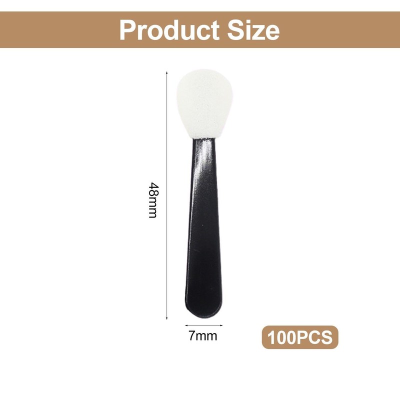 100 Pieces Sponge Brush, Eyeshadow Stroke, Make Up Tools, Mini