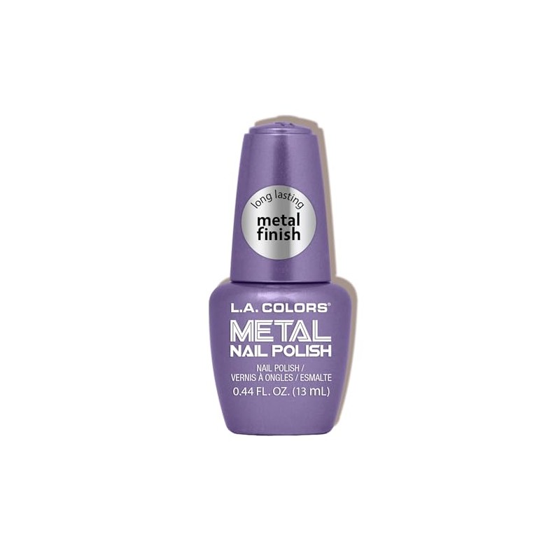 L.A. COLORS Metal Nail Polish, Majestic CNL65