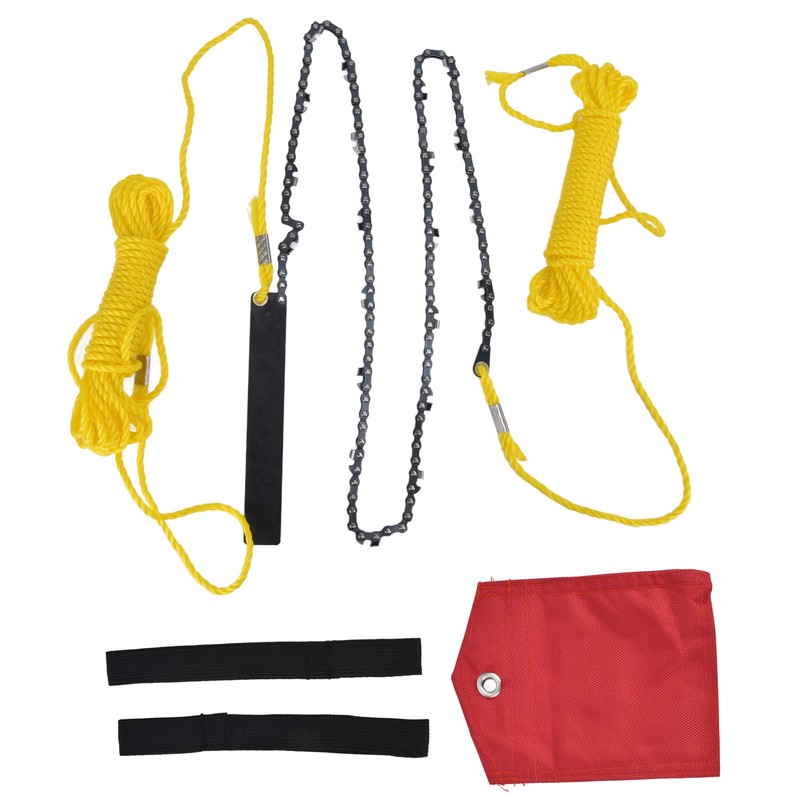 48 Inch Tree Limb Hand Rope Chain Saw 63 Teeth