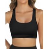 Sports Bras for Women with Support, Double Lined Padded Push