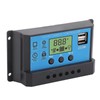 12V 24V Solar Charge Discharge Controller PWM LCD Display Dual