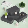 RYDDOY Black Gift Box, 9.5x6x3'' Gift boxes for Presents with