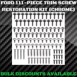 Ford Replacement 1970-1977 Ford Maverick Interior Exterior Molding Engine Bay Trim SCREW KIT OEM