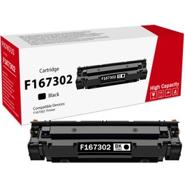 PINOS F167302 Black Toner Cartridge (1-Pack) - Compatible with F167302 Printer, Spherical Toner for Sharp, Non-Fading Printouts