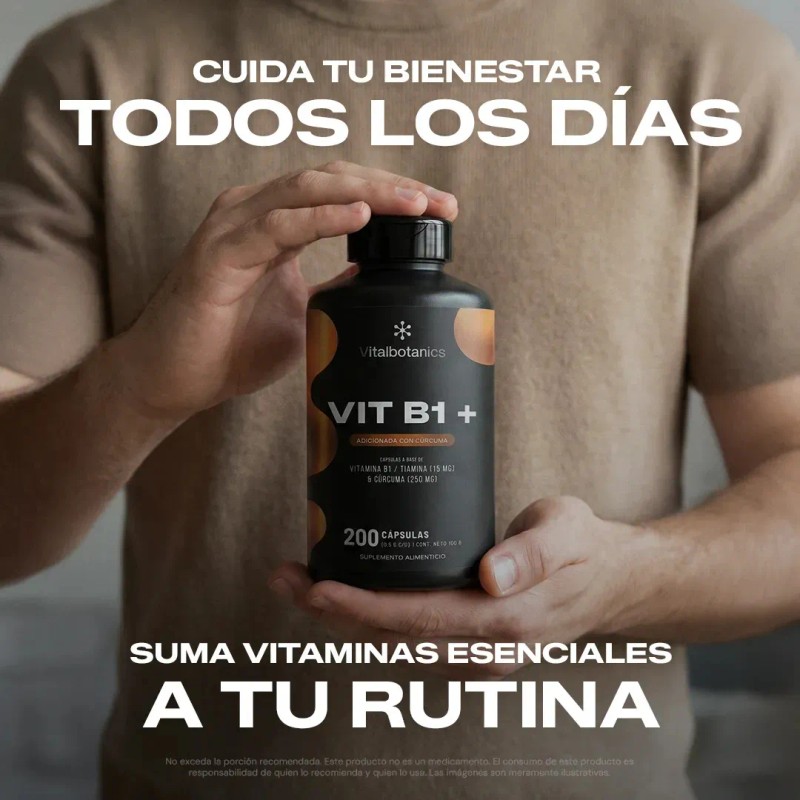 Vital Botanics Cúrcuma Cápsulas 250mg Vitamina 200 Vit Energía Metabolismo