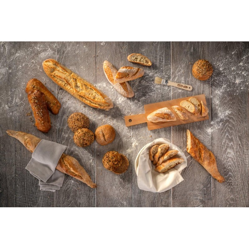 Zenker 6er Brötchenblech – Perforierte Backform für knusprige Brötchen –