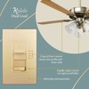 TOPGREENER Kalide Light Switch and 3-Speed Ceiling Fan Control Combo,