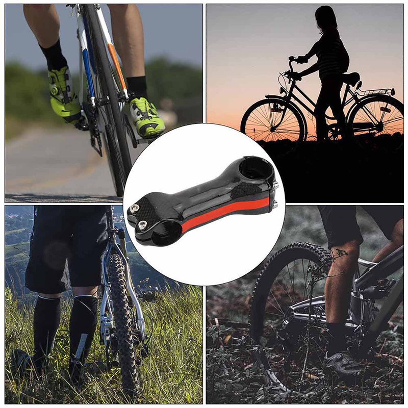 Carbon Fiber Road Mountain Bike Handlebar Stem for 31.8mm Handlebar