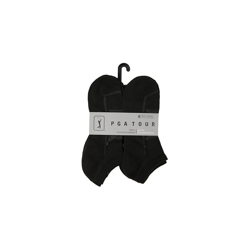 PGA Tour Golf Socks for Men - 6 Pack Men's