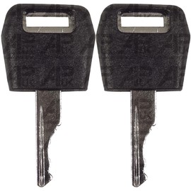 APUK 2x Ignition Motor Starter Keys Replacement for John Deere 3255 2150 2240 2255 2350 Tractor