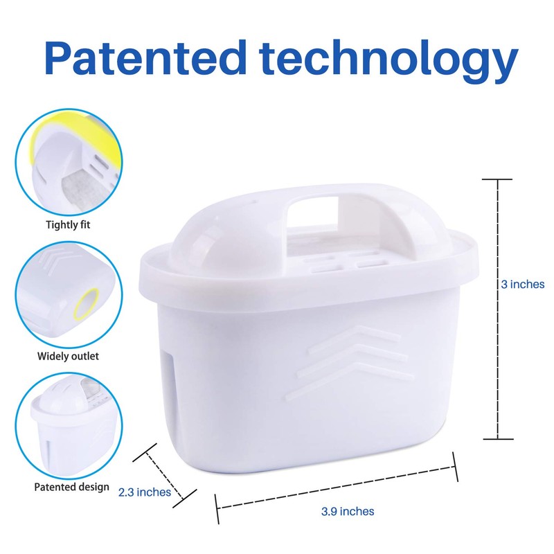 GOLDEN ICEPURE Water Filter Replacement for Brita Maxtra +, Brita