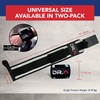 Dr. Arthritis Weight Lifting Wrist Wraps with Thumb Loop, Heavy-Duty