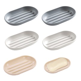 UILYNIU 5 Pcs Soap Dish, Soap Holder, Travel Soap Case, Anti-Slip Soap Holder, Shower Soap Dish, Portable Shower Soap Box, Soap Bar Dish, Soap Dishes for Bathroom, Shower, Kitchen (Multicolor)