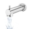 YASINU Slip on Extra Long Tub Spout with Diverter Universal