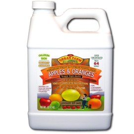 Urban Farm Fertilizers Apples & Oranges Fruits and Citrus Fertilizer, 1 quart