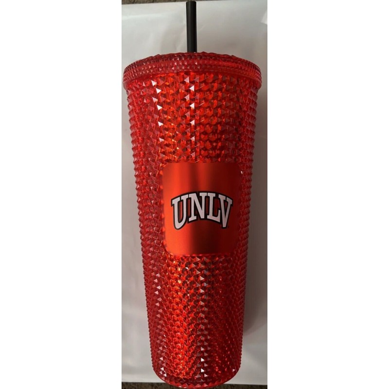 Starbucks 2X New Starbucks UNLV Rebels Red Studded Cold Cup