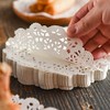 GAKA 8 inch Round Paper Doilies,White Paper Doilies,Lace Paper Doilies,Round