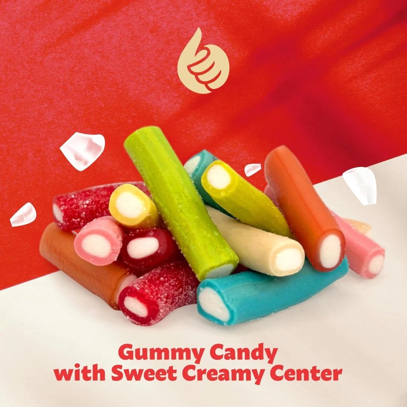 iLike! Pencil Bites Gummy Candy 1-Pound Pack, Assorted Fruit Flavors,