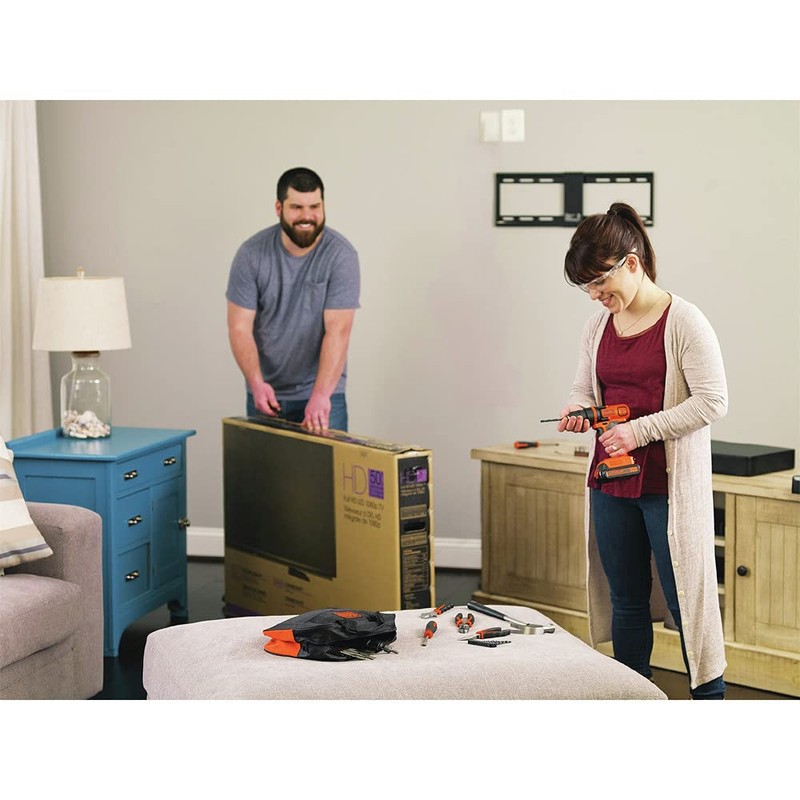 BLACK+DECKER 20V MAX 68-Piece Cordless Drill and Home Tool Project