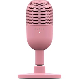 Razer Seiren V3 Mini - Micrófono USB ultracompacto (micrófono de Condensador supercardioide de 14 mm, Sensor táctil a Silencio con indicador LED,