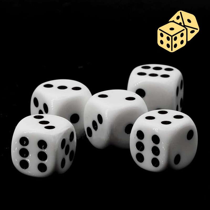 Large Dice Dice Easy to Read 22mm x 22mm Dice