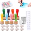 OTCRAFT Mini Ink Mixing Tool 28 Pieces Set with Foam