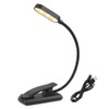 9 LEDs Clip On Book Light USB Rechargeable Reading Light