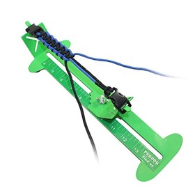 PSKOOK Paracord Bracelet Jig Kit, Paracord Tool Kit Adjustable Length Weaving DIY Craft Maker Tool (Green)