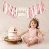 1st High Chair Banner, Birthday Banner for Girls, First Birthday,