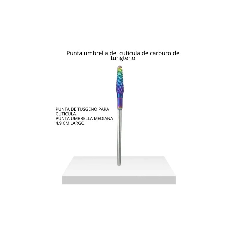 Punta De Pulidor Drill Para Manicura Uñas Tungsteno Carburo