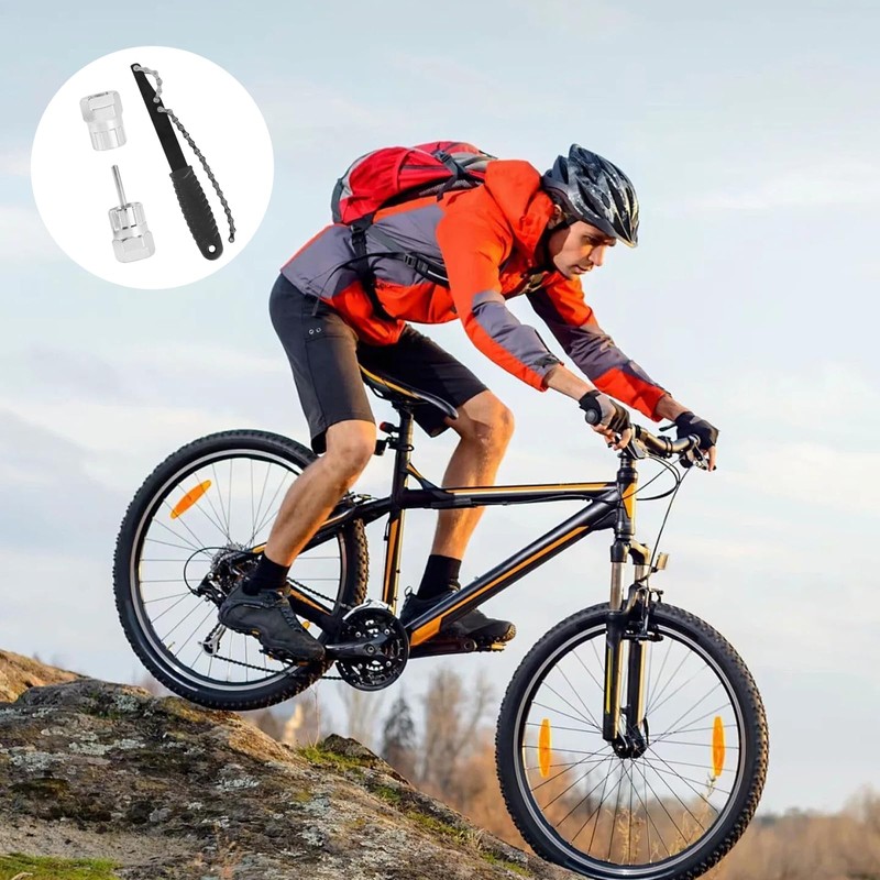 Sprocket Puller Chain Whip and Puller Set: Bicycle Chain Whip