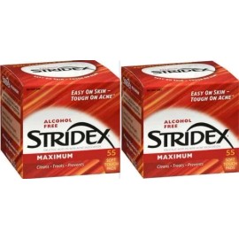 Stridex Acne Pads Max Strength 55 Ct ( 2 pack )