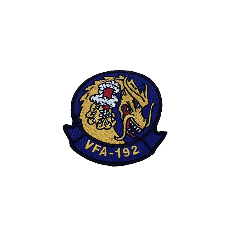 Squadron Nostalgia LLC VFA-192 Golden Dragons Patch – with Hook