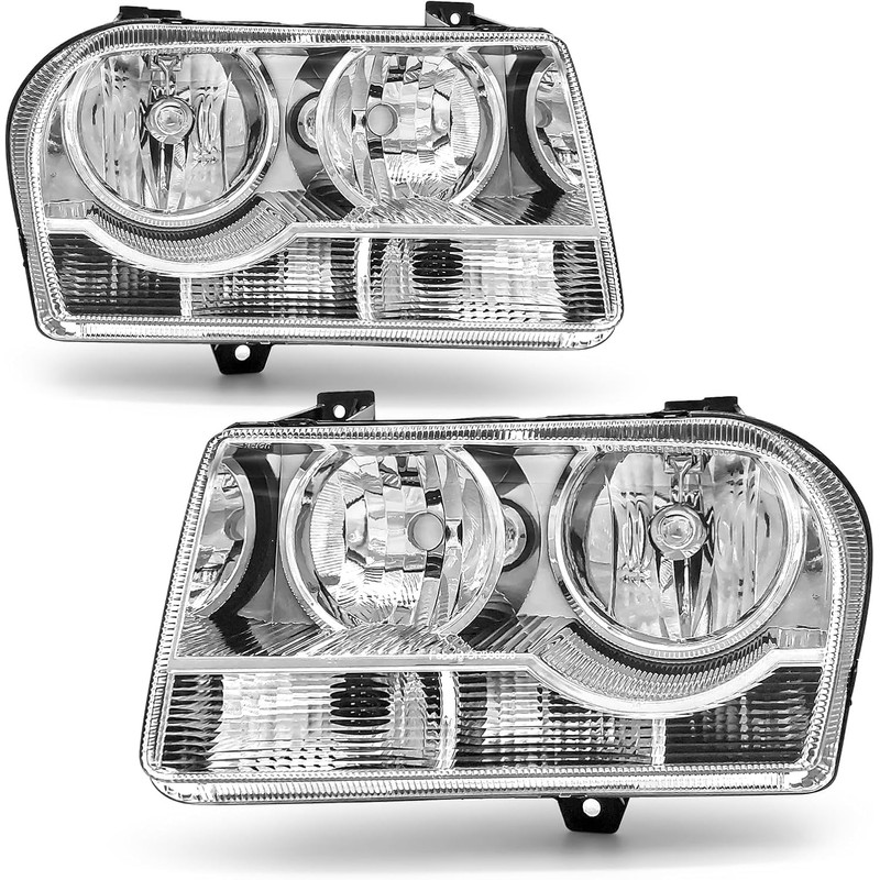 Sagnod Auto Headlights Compatible with 2005-2010 Chrysler 300