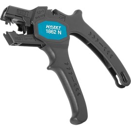 HAZET Wire Stripper 1862N Automatic 180mm Length For Flexible Cables and Solid Conductors 0.2-6.0mm With Side Cutters up to 2.5mm Made in Germany