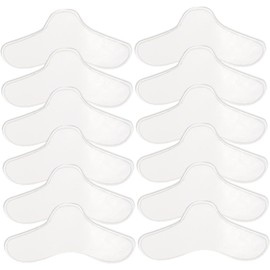 12 almohadillas para la nariz, almohadilla de gel nasal lavable que se puede recortar, material flexible diseñado para uso repetido, apto para la mayoría de las máscaras