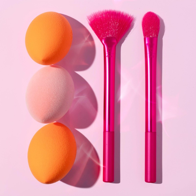 Real Techniques Limited Edition Starlite Nights Brush + Sponge Kit,